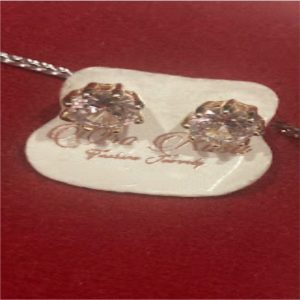 Topo dorado grande circonio