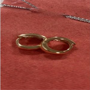 Candonga mini dorada lisa