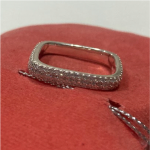 Anillo en Plata Cuadradio Circonio